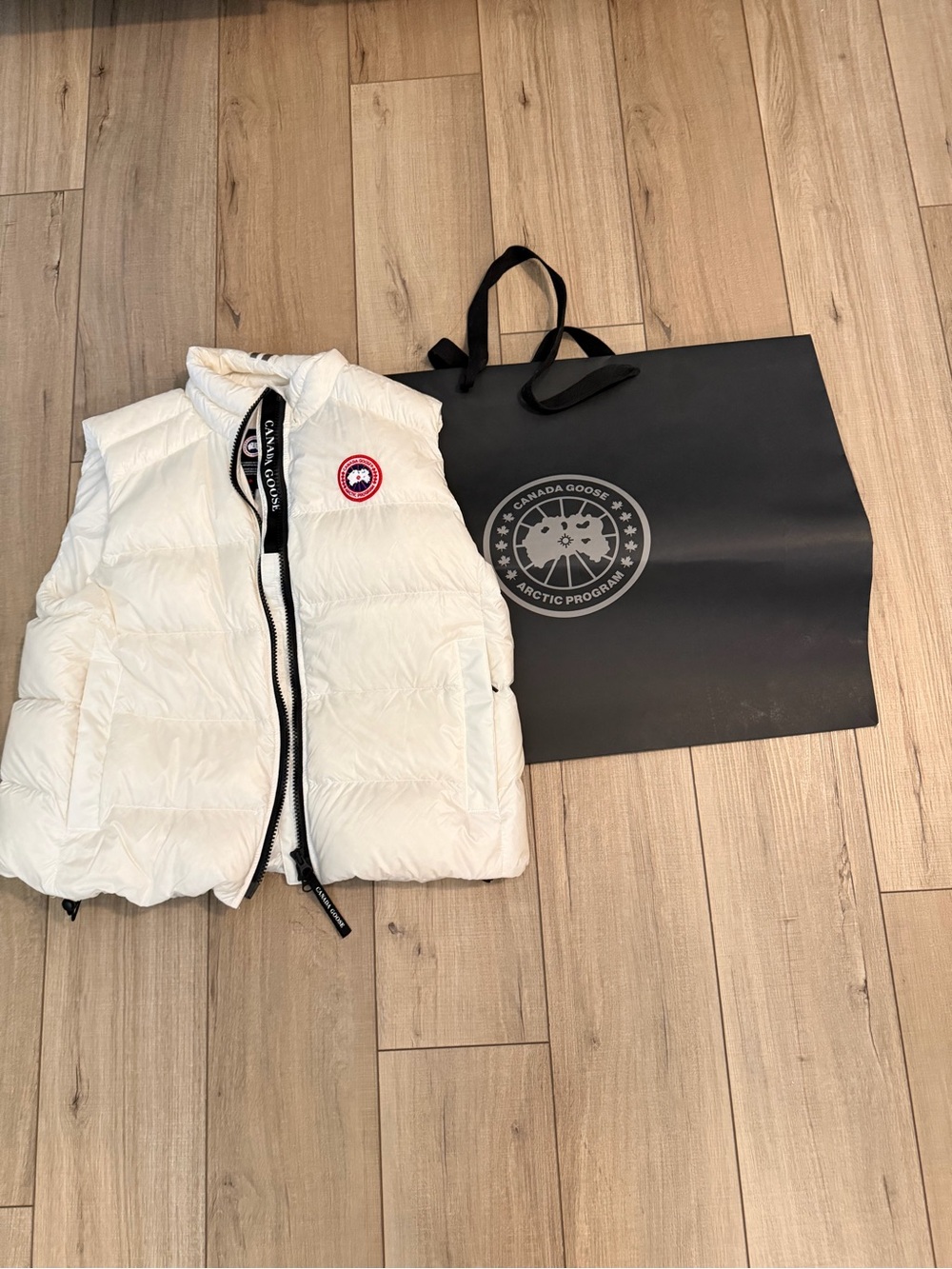 Canada Goose White Pearl Vest